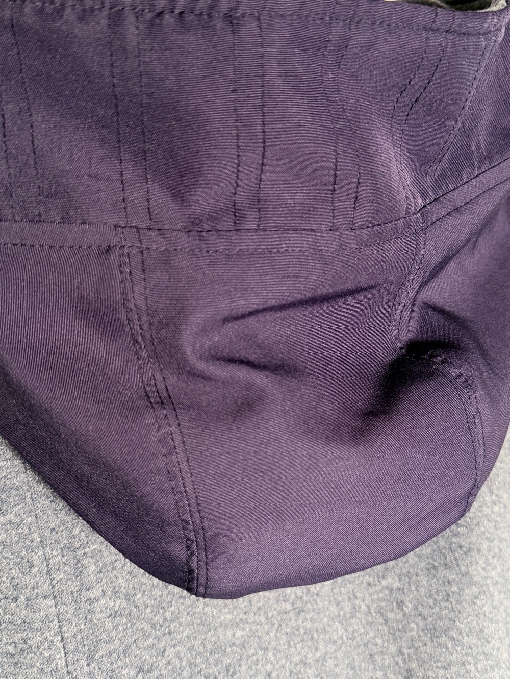Burton Kids Hooded Sleeveless Zip Vest - Gray & Purple XS Ski Snowboard - Picture 8 of 11